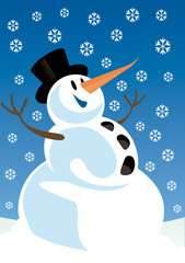 the happy snowman