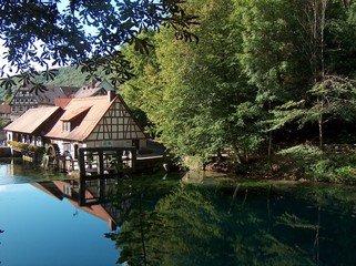blaubeuren, blautopf, hammermühle