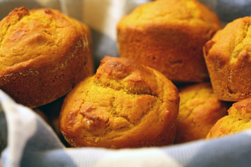 muffins in a basket