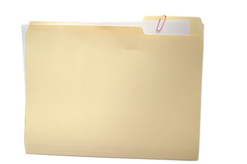 folder on white - 1683128