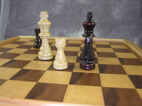 chess board wide angle