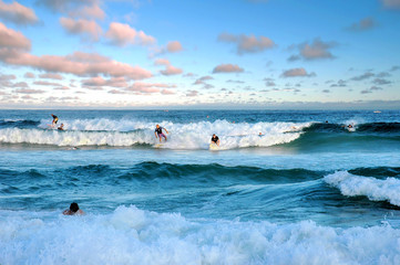 surfspaß am bondi beach in sydney
