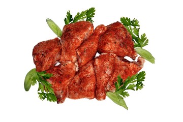 part of chicken in spices