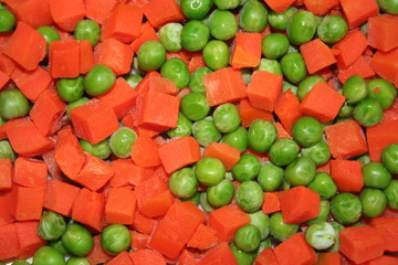 carrot from green peas
