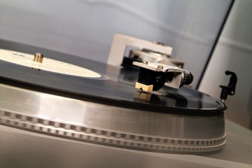gramophone and black vinyl 1