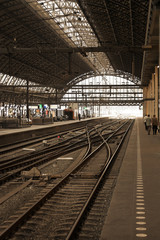 Obraz na płótnie Canvas railway station