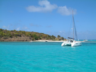 catamarano ai caraibi