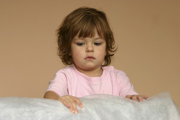 Fototapeta premium little girl
