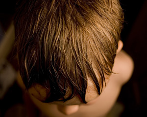 wet hair