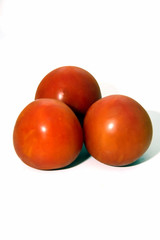 three tomatoes