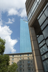 contrasting skylines, Boston, Mass	
