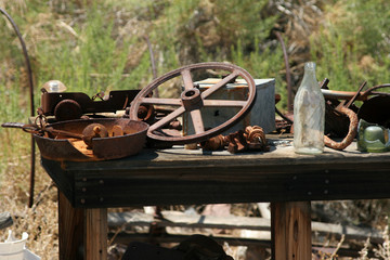 rusty wheel