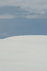 white sand dunes