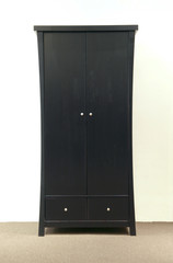 black wardrobe