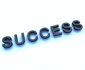 success 3d sign