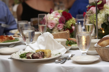 wedding dinner