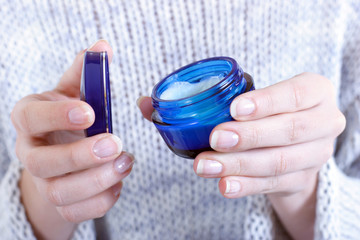 Fototapeta premium hand cream