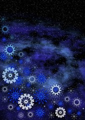 christmas space background