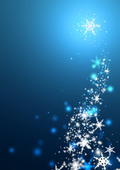 winter snowflakes