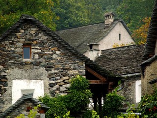 Fototapeta premium scorcio di villaggio