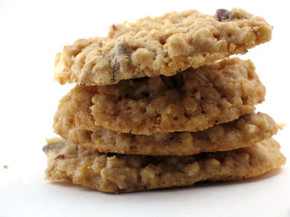 homemade cookies in a pile