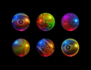 3-d texturized spheres