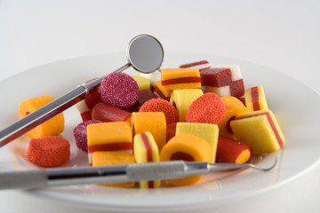 sweets on a plate
