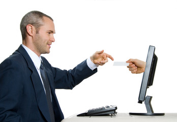 giving a card
