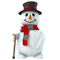 3d snow man