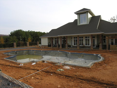 pool and clubhouse