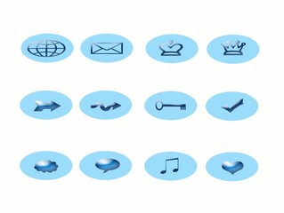 blue icons