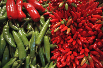 chilli und pfefferoni