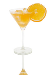 cocktail with reflection