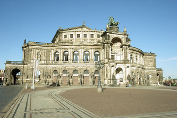 Fototapeta na wymiar Semperoper Dresden