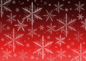 Obraz na płótnie Canvas snow flake christmas