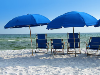 beach umbrellas