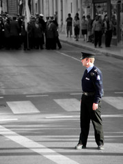 Obraz premium policeman