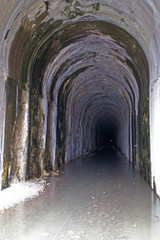 Naklejka premium light at the end of the tunnel