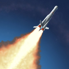Obraz premium rocket launch