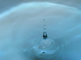 goutte dans l'eau