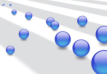 marble on white stripes