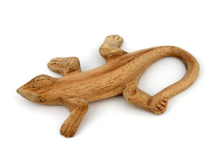 wooden gecko