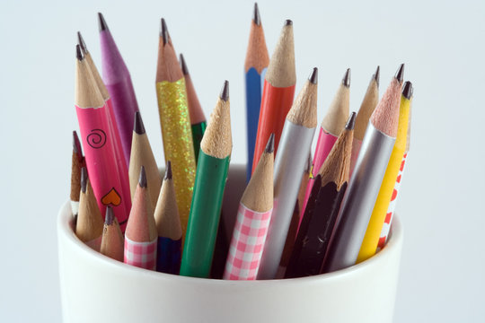 pencils in a cup