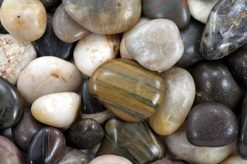 colorful pebbles