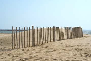 Fototapeta na wymiar Piquets de dune