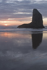 sunset bandon oregon