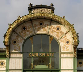 Zelfklevend Fotobehang vienna austria karlsplatz © david harding