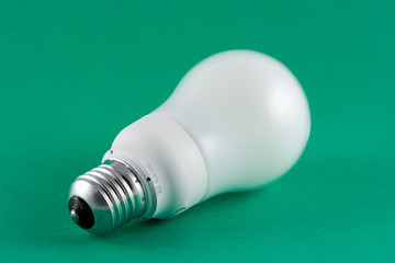 green energy lightbulb