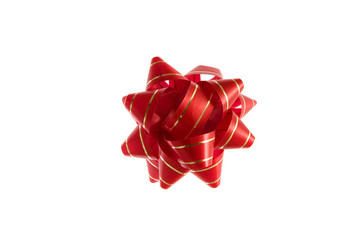red christmas bow