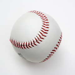 baseball on white background